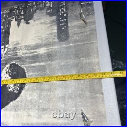 LARGE King Kong Vtg Movie Poster 1967 Famous Faces 29x41 Original FULL SIZE