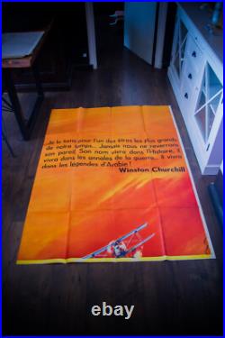 LAWRENCE OF ARABIA French 10 Sheet Vintage Movie Poster Original 1962