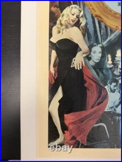 LA DOLCE VITA Fellini Italian Locandina Vintage Movie Poster Original 1960 Linen