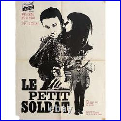 LE PETIT SOLDAT Vintage Movie Poster 23x32 in. 1963 Jean-Luc Godard, Anna