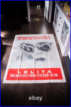LOLITA? Stanley Kubrick Large French Vintage Movie Poster Original R1985