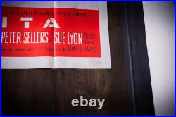 LOLITA? Stanley Kubrick Large French Vintage Movie Poster Original R1985