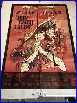 LOT OF 9 VINTAGE ORIGINAL MOVIE POSTERS Original My Fair Lady And Many More