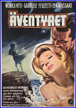 L'Avventura 1961 vintage film poster