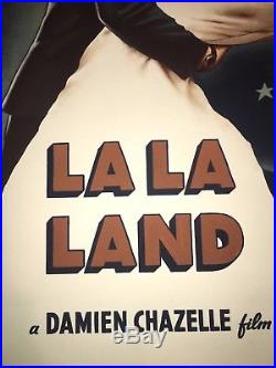 La La Land Movie Poster Alexey Kot Rare Print Vintage Ryan Gosling Emma Stone