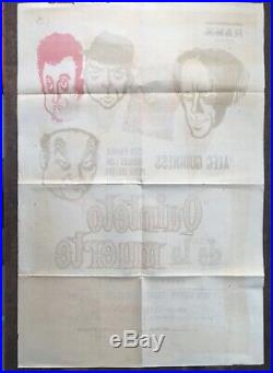 Ladykillers vintage Ealing film movie advertising one sheet quad art poster 1955