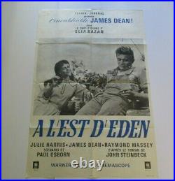 Large James Dean Poster 31 By 47 Inches Vintage Movie Cinema Paris France French