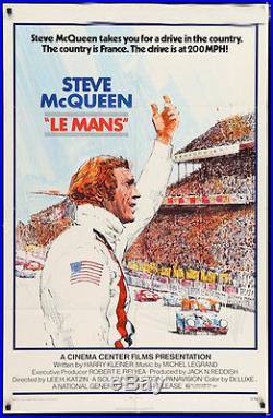 Le Mans, Original Vintage Movie Poster One Shet 1971