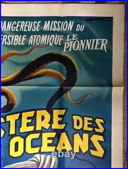 Le Mystere Des Deux Oceans Original Vintage French Movie Poster Mystery 2 Oceans