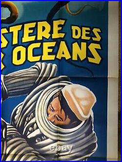 Le Mystere Des Deux Oceans Original Vintage French Movie Poster Mystery 2 Oceans