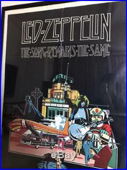 Led Zeppelin Vintage Poster 1977 Japan Live Movie THE SONG REMAINS THE SAME Rare