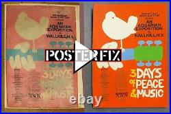 Linen Backing for your vintage ONE SHEET POSTER $175