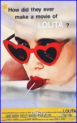 Lolita Vintage Movie Poster Lithograph Stanley Kubrick Hand Pulled S2 Art Ltd Ed