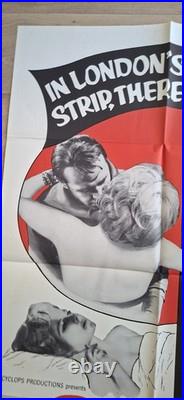 London, Pussycat Alley Vintage Movie Poster SEXPLOITATION