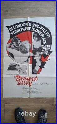 London, Pussycat Alley Vintage Movie Poster SEXPLOITATION