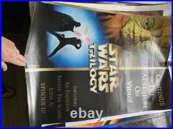 Lot B 5 Vintage Movie VHS Video Promo Posters Star Wars Pet Sematary II Seagal