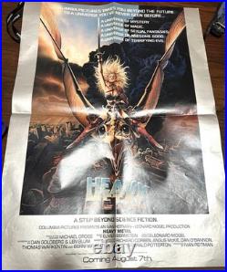 Lot Of 2 Original 1981 Vintage HEAVY METAL Movie Posters 18x25