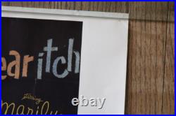 MARILYN MONROE vintage 1986 SEVEN YEAR ITCH movie poster