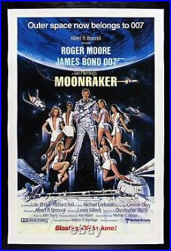 MOONRAKER? CineMasterpieces 1979 ORIGINAL VINTAGE MOVIE POSTER JAMES BOND