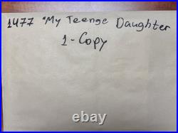 MY TEENAGE DAUGHTER Original Vintage Movie Poster 1970s Sexploitation One Sheet