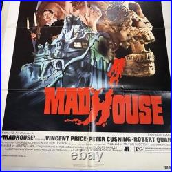 Madhouse Original 1974 Movie Poster 27x41 Vintage Horror 1 Sheet Vincent Price