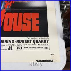 Madhouse Original 1974 Movie Poster 27x41 Vintage Horror 1 Sheet Vincent Price