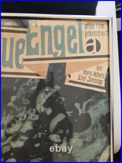Marlene Dietrich The Blue Angel Rare Vintage Original Movie Poster Framed