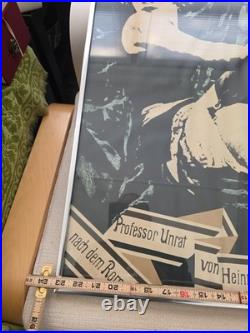 Marlene Dietrich The Blue Angel Rare Vintage Original Movie Poster Framed