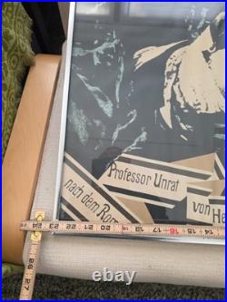 Marlene Dietrich The Blue Angel Rare Vintage Original Movie Poster Framed