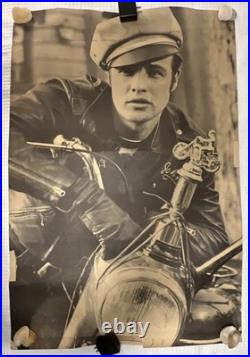 Marlon Brando Vintage 1953 Poster The Wild One 39 X 26 Original Movie Promo