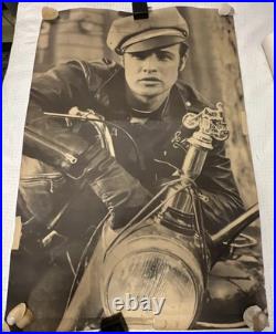 Marlon Brando Vintage 1953 Poster The Wild One 39 X 26 Original Movie Promo