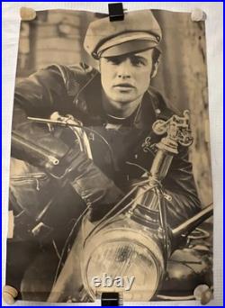 Marlon Brando Vintage 1953 Poster The Wild One 39 X 26 Original Movie Promo