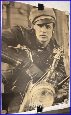 Marlon Brando Vintage 1953 Poster The Wild One 39 X 26 Original Movie Promo