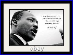 Martin Luther King Jr Change Quote Photo Picture, Poster or Framed