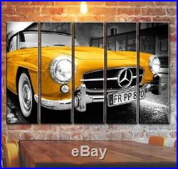 Mercedes-Benz Wall Art Picture on Canvas Vintage Classic Car Poster Print 35x55
