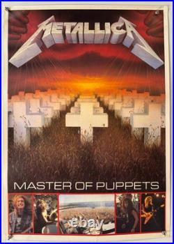 Metallica Master of Puppets (1986) Vintage Rock Poster 23x34