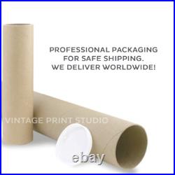 Metropolis Silent Movie Poster Vintage Fine Art Giclee Canvas Print 17x40