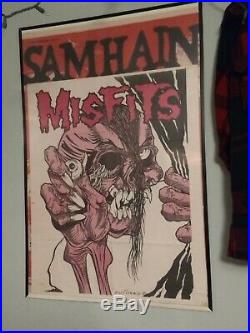 Misfits Pushead poster rare original vintage Die Die 12 insert