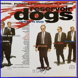 Movie Original Poster / Reservoir Dogs Hollywood USA Vintage 27.3x39.3