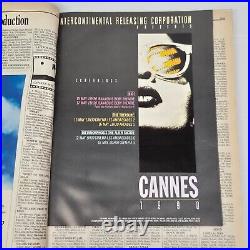 Movie Posters VARIETY Magazine Cannes Festival / Market Preview VTG 1990