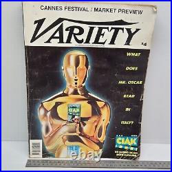 Movie Posters VARIETY Magazine Cannes Festival / Market Preview VTG 1990