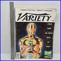 Movie Posters VARIETY Magazine Cannes Festival / Market Preview VTG 1990