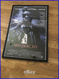 NEW JACK CITY 42x29 Framed Movie Poster Vintage Retro Rare 90s Wesley Snipes