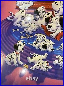 NEW Vintage Disney's 101 Dalmations original movie poster puppies Unopened