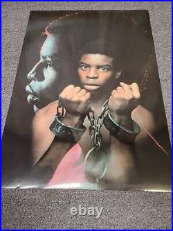NOS Vintage Original Poster 1978 PROMO ROOTS MOVIE SLAVERY KUNTA KINTE CHAINS