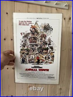 National Lampoon's Animal House 1978 Movie Poster New Universal Studios Vtg USA