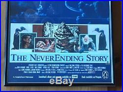 Never Ending Story Vintage 1980s Movie Poster Framed 25