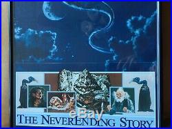 Never Ending Story Vintage 1980s Movie Poster Framed 25
