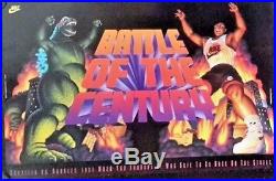 Nike-Barkley vs Godzilla NBA 1992, Original Vintage poster FREE INT. SHIPPING