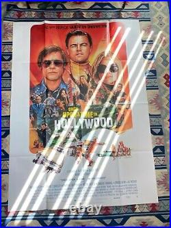ONCE UPON A TIME IN HOLLYWOOD (2018) Original French Movie Poster 4x6 ft